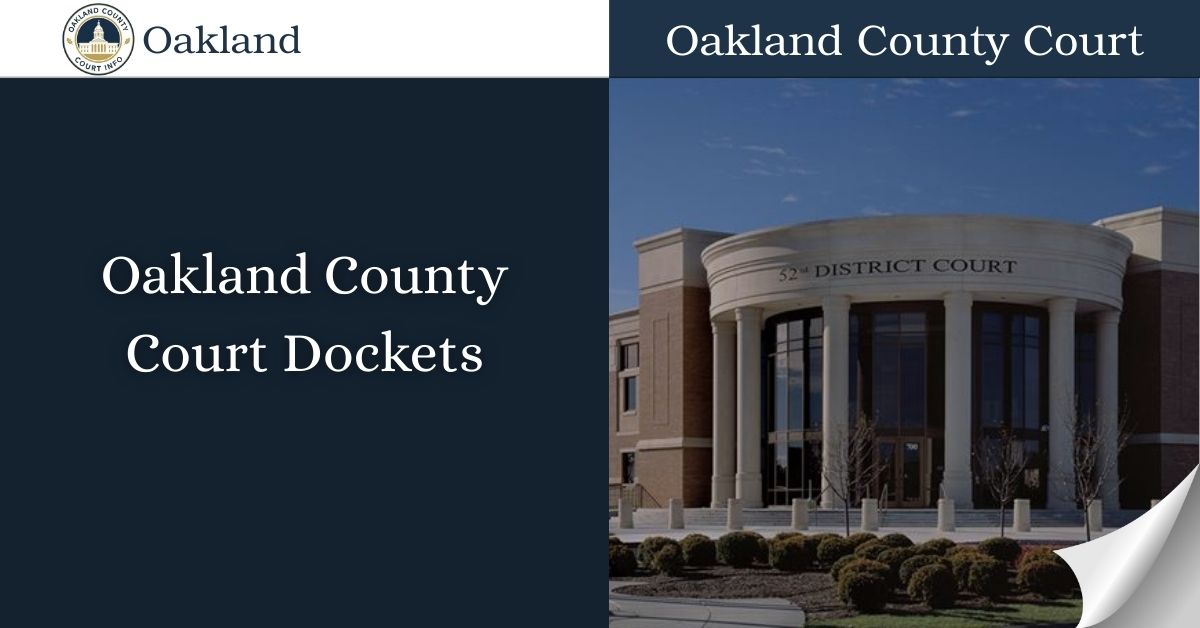 Oakland County Court Dockets